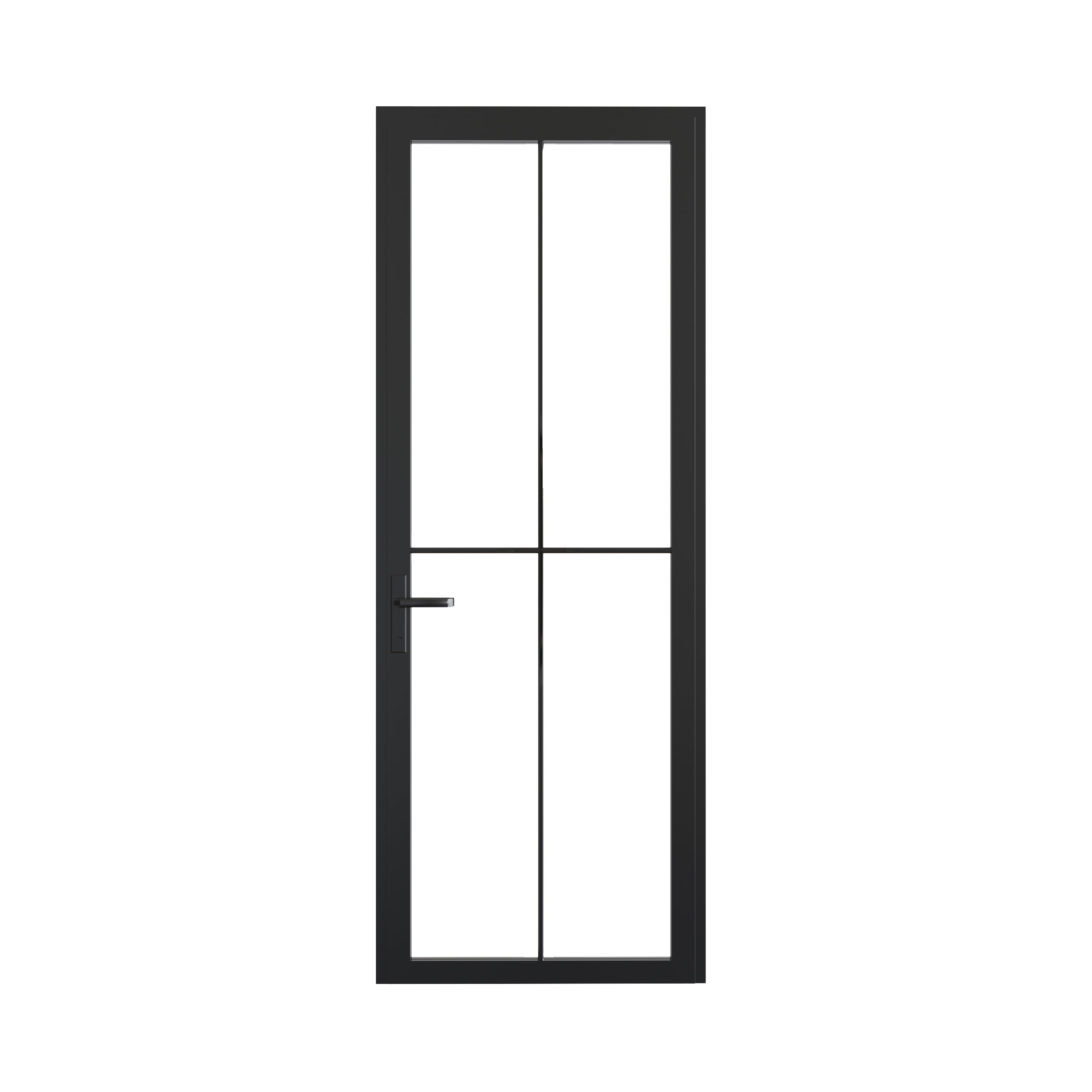 All-Glass Aluminum Metal Door - Triple Glazed - Thermally Broken