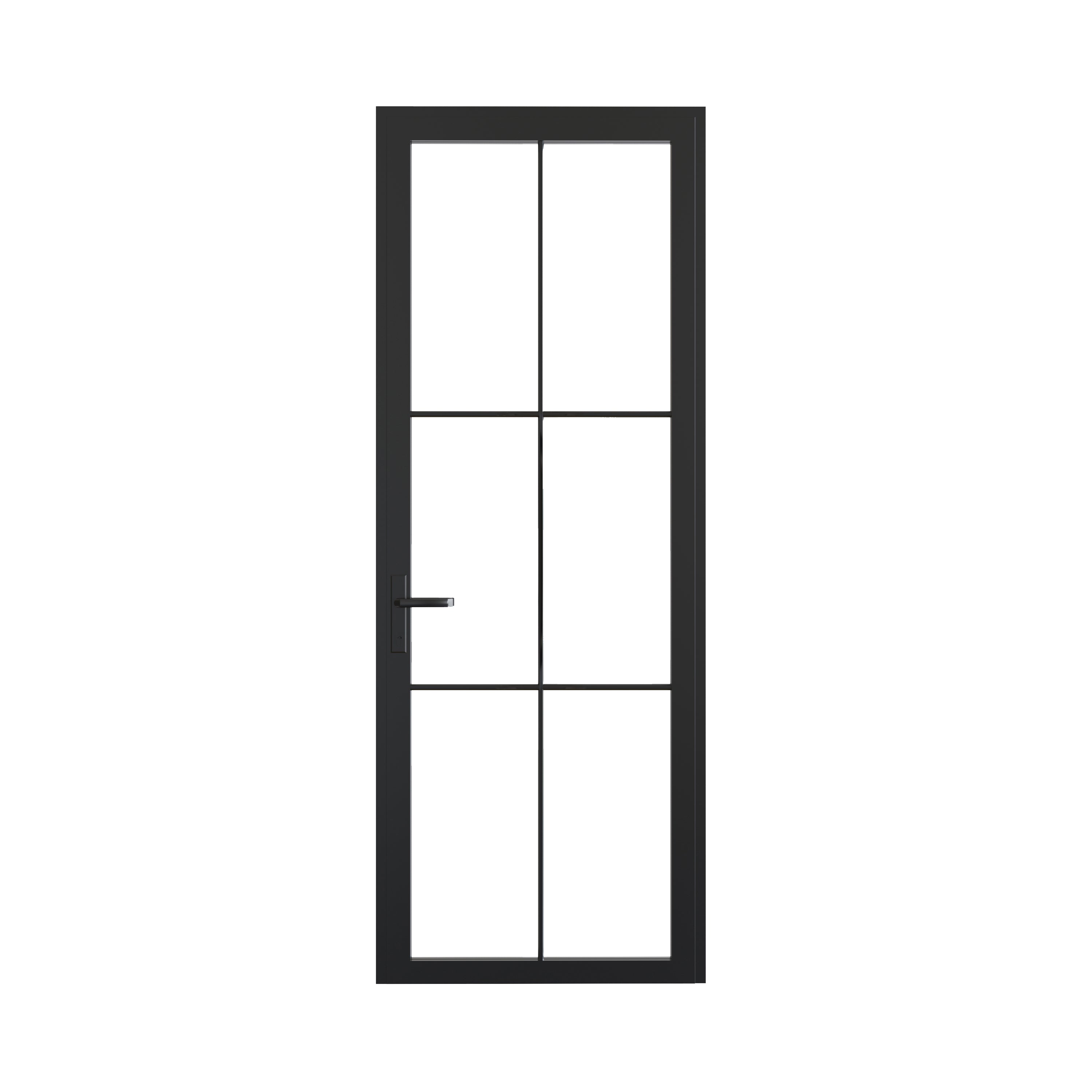 All-Glass Aluminum Metal Door - Triple Glazed - Thermally Broken