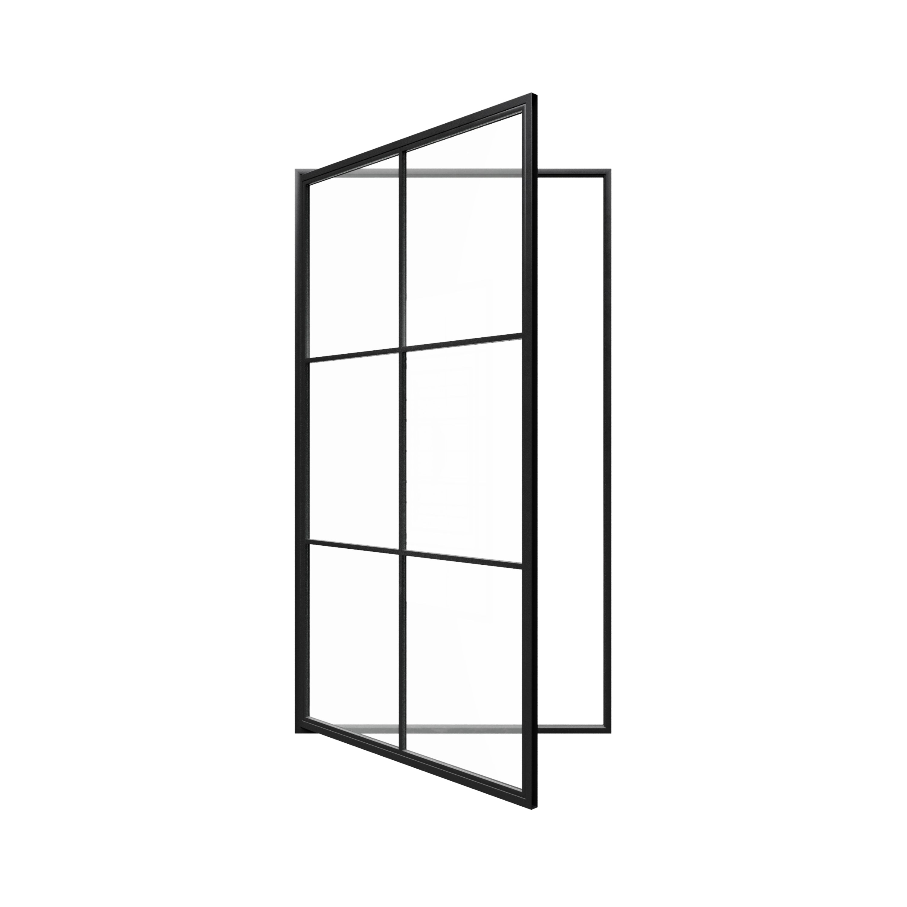 Single Casement Steel Metal Window