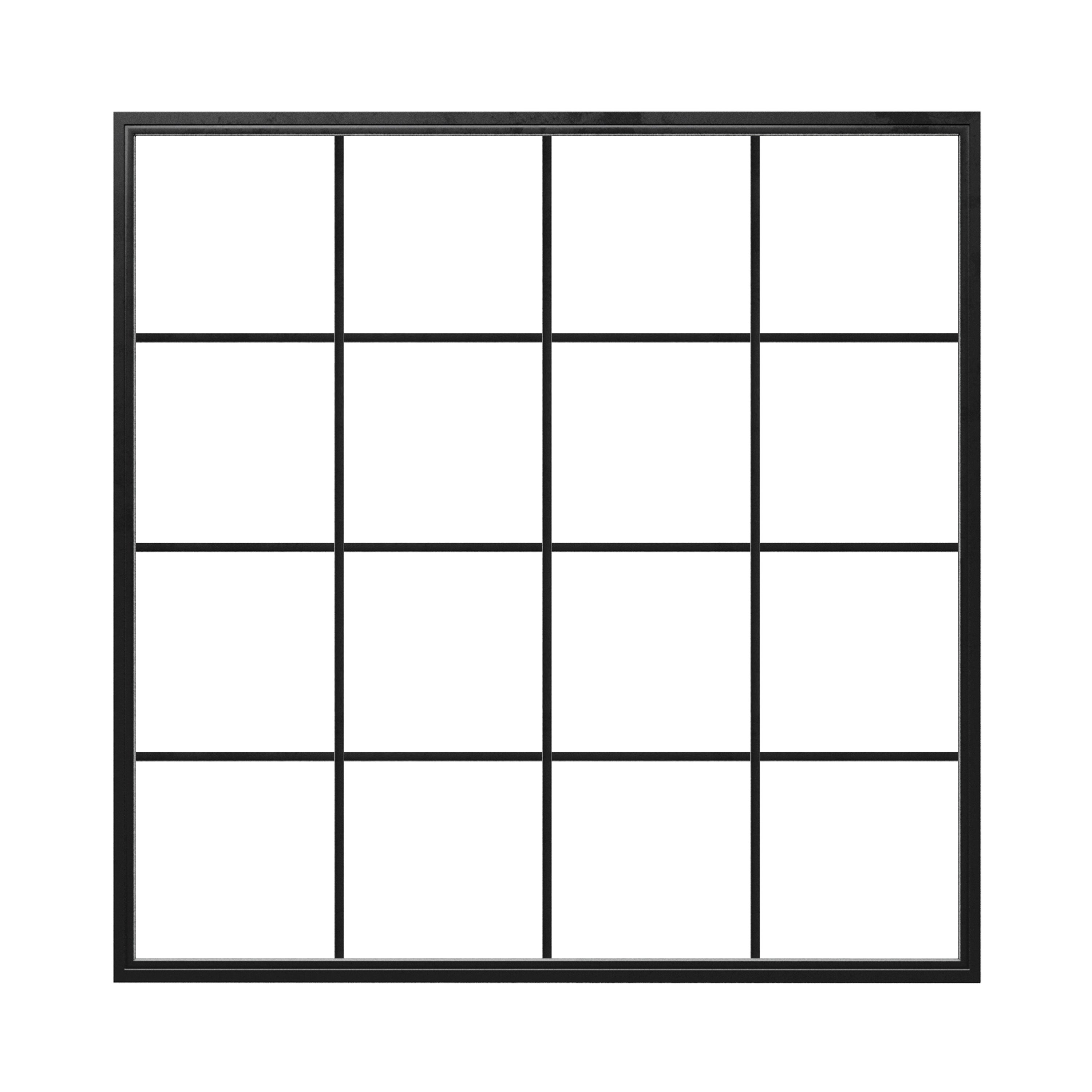 Square Steel Metal Picture Window