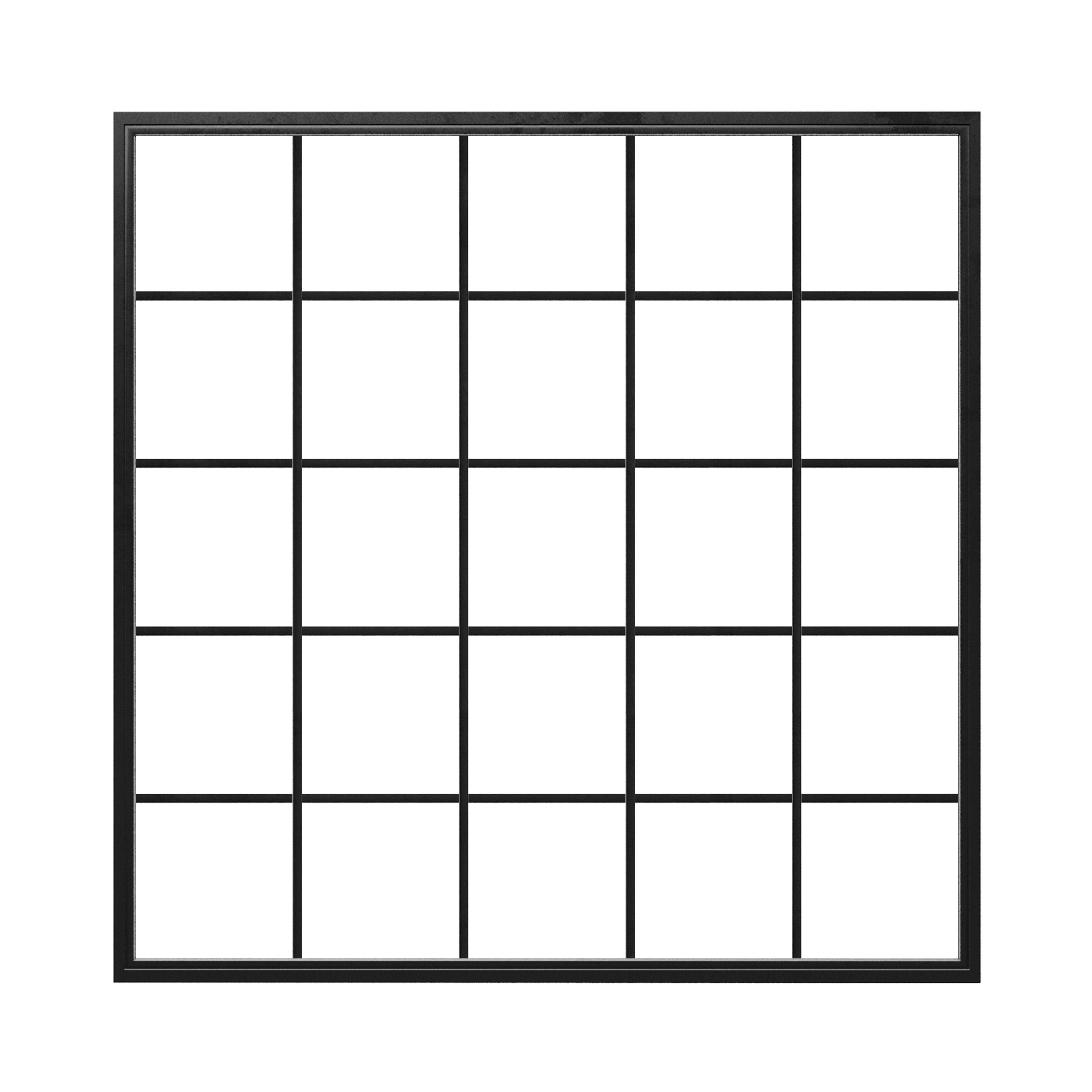 Square Steel Metal Picture Window
