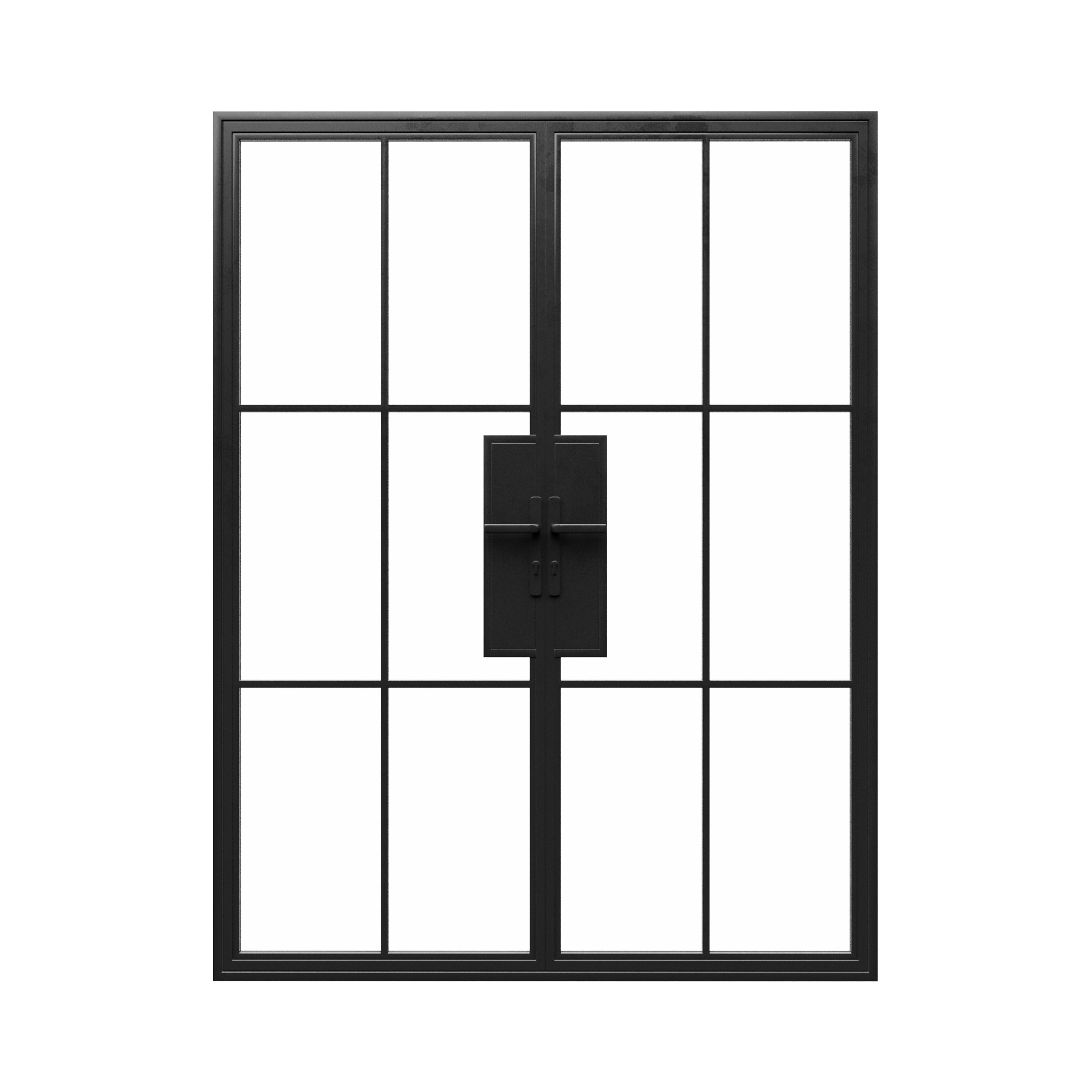 Commercial Storefront Steel Glass Doors