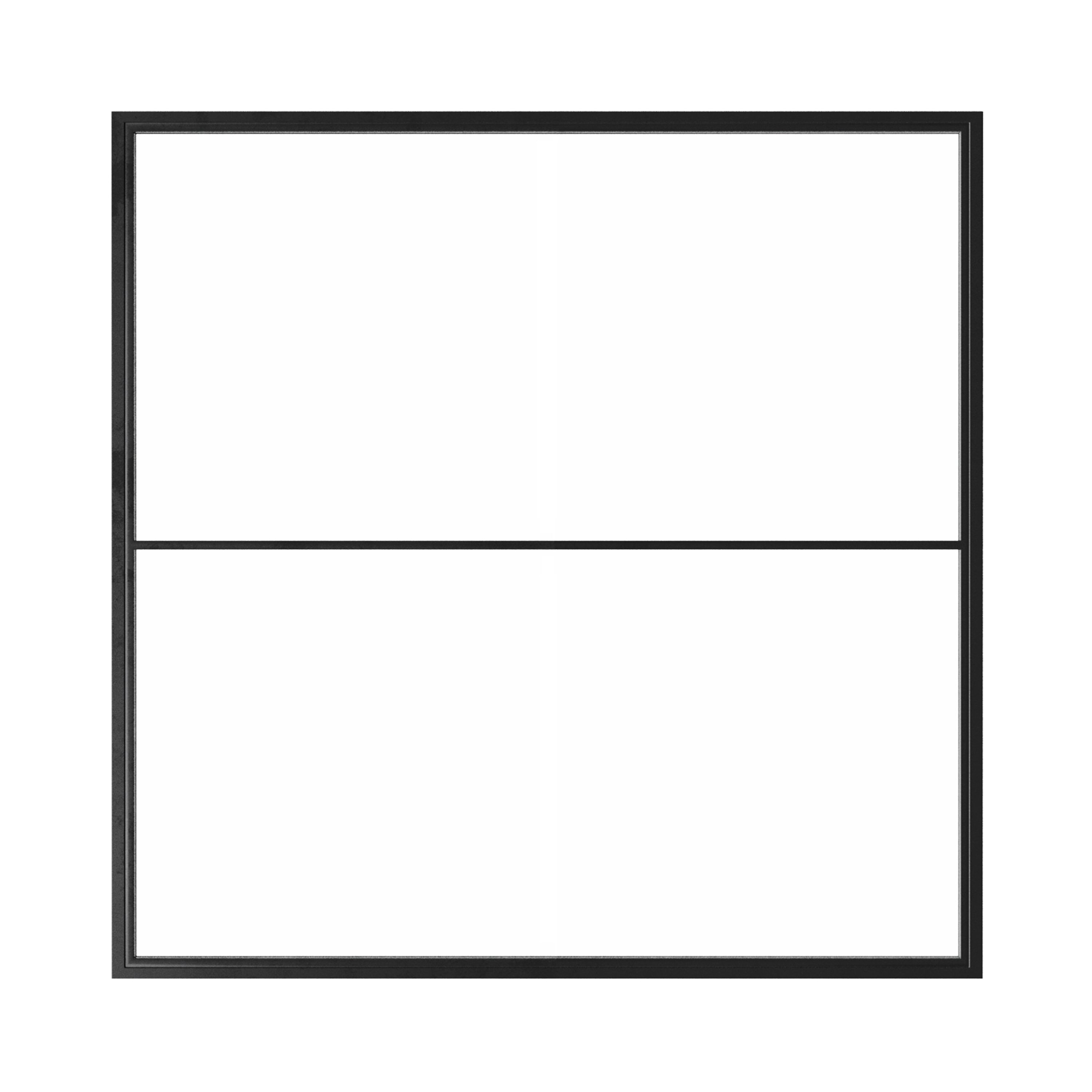 Square Steel Metal Picture Window