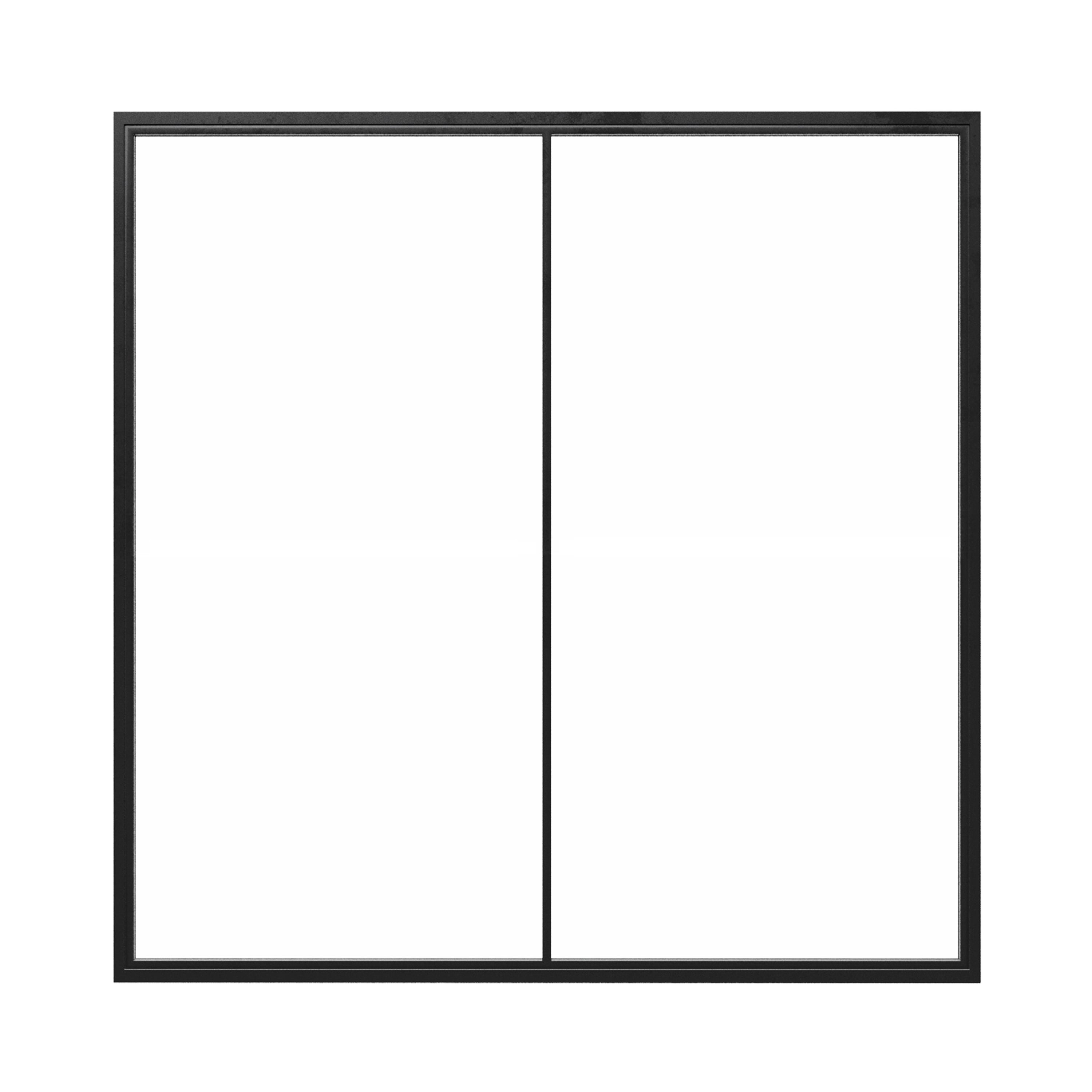 Square Steel Metal Picture Window