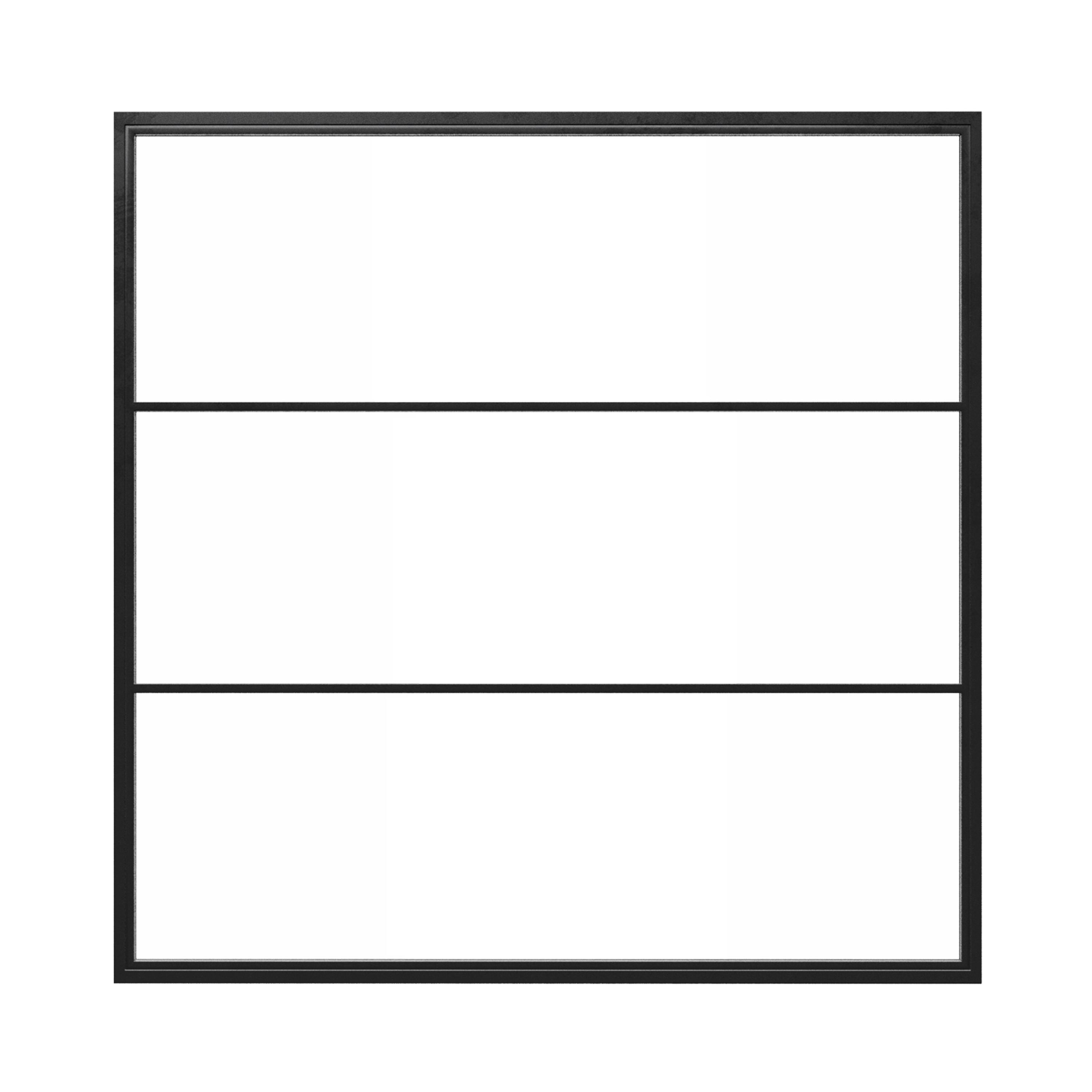 Square Steel Metal Picture Window