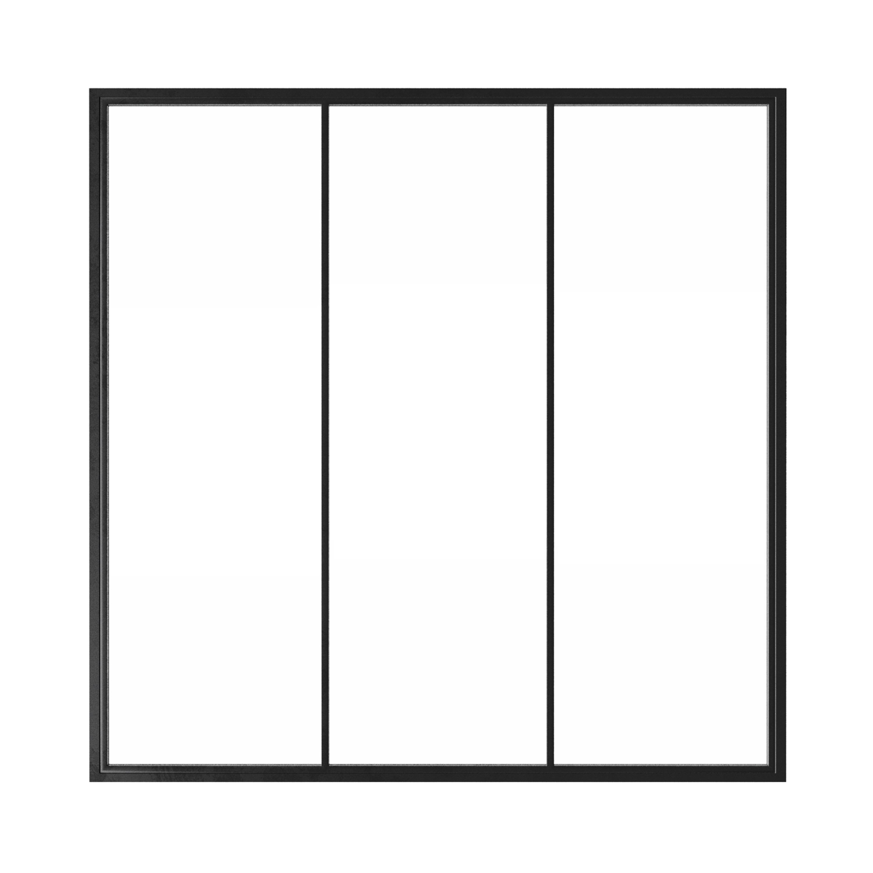 Square Steel Metal Picture Window