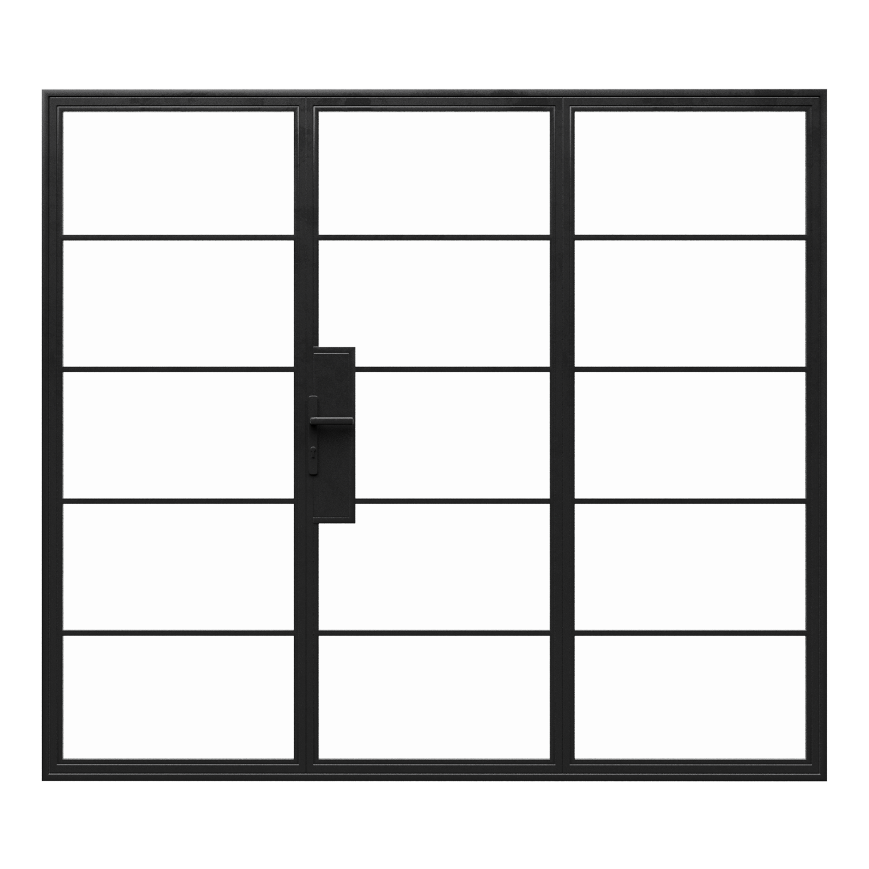 Steel Glass Door w/ Sidelites
