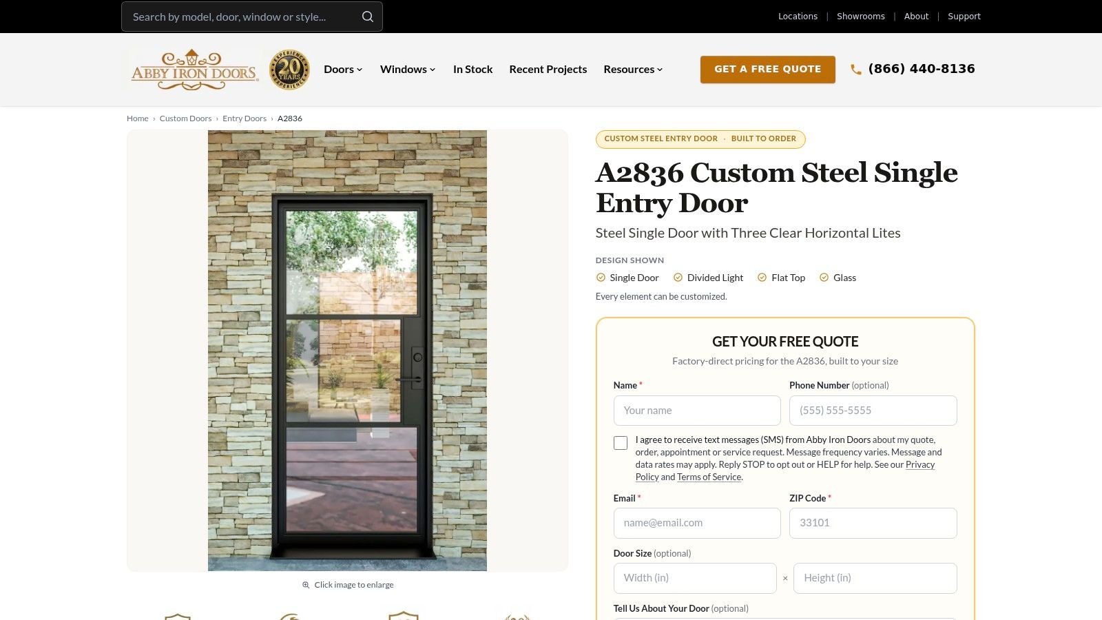 Abby Iron Doors