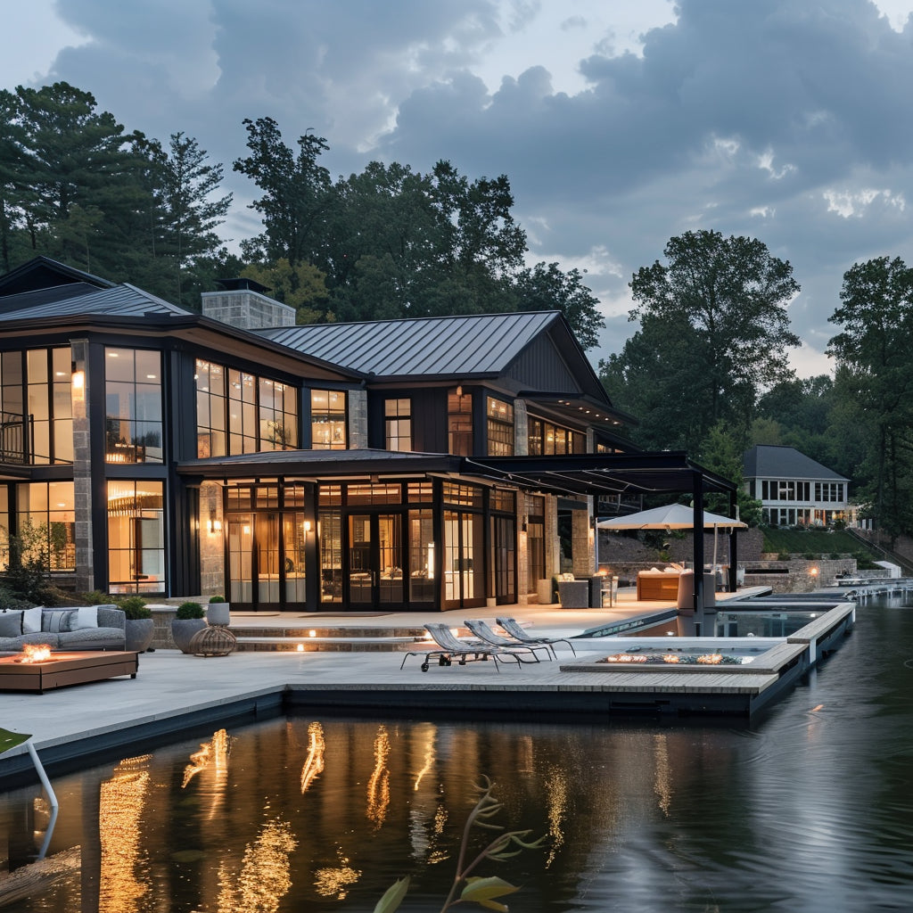 North Carolina Building Market: Elevate Your Custom Home with Black Badge Doors' Steel Windows and Doors