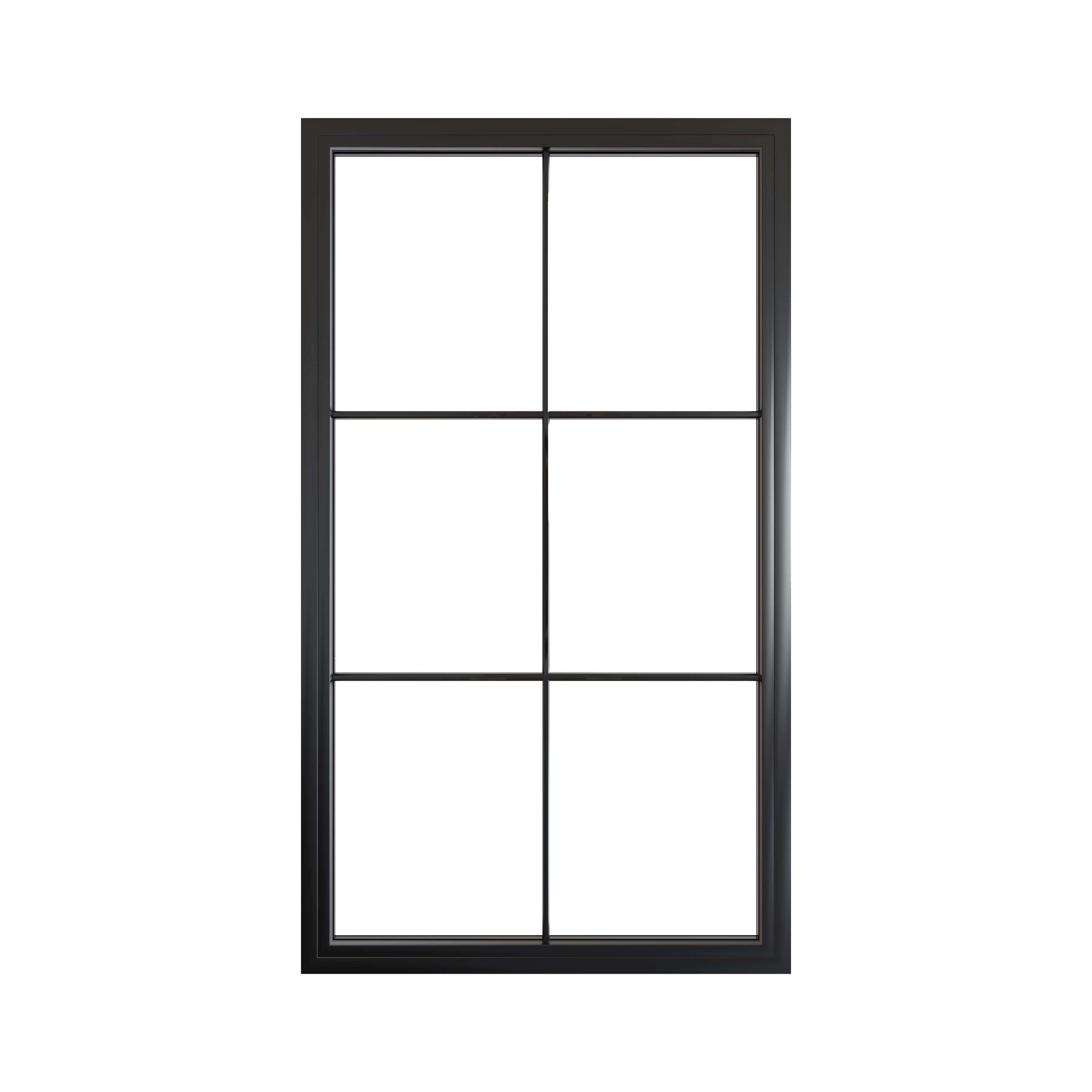 Single Casement Metal Window - Aluminum