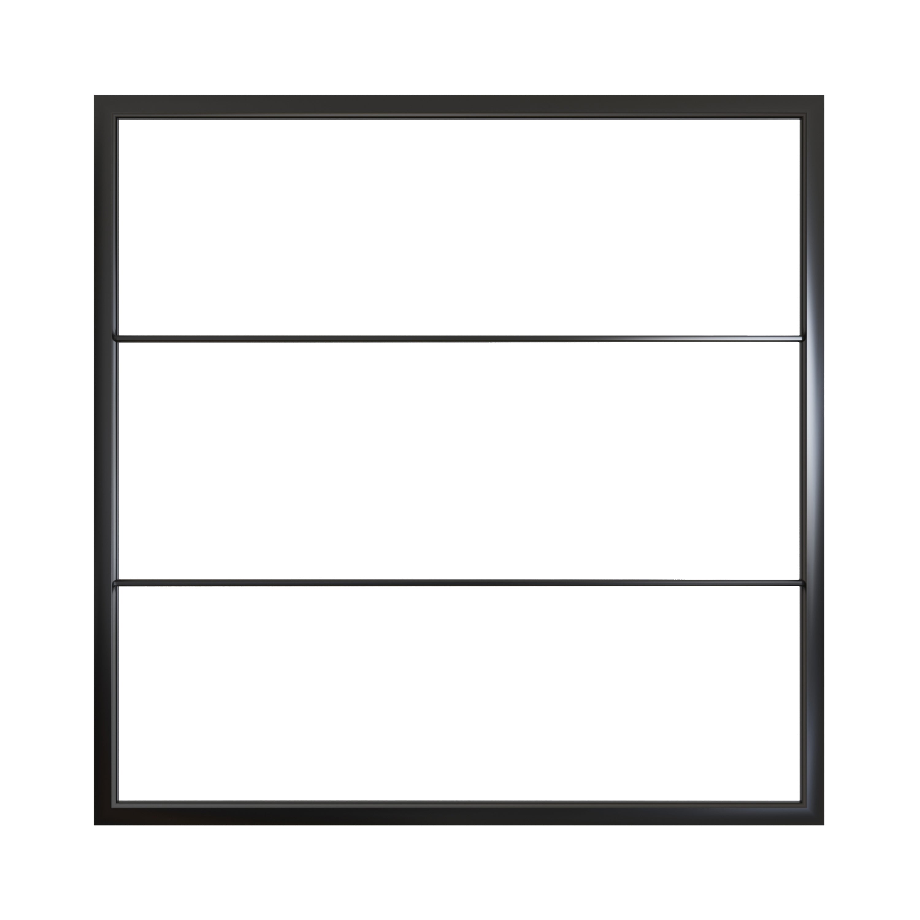 Black Frame Steel Metal Picture Window