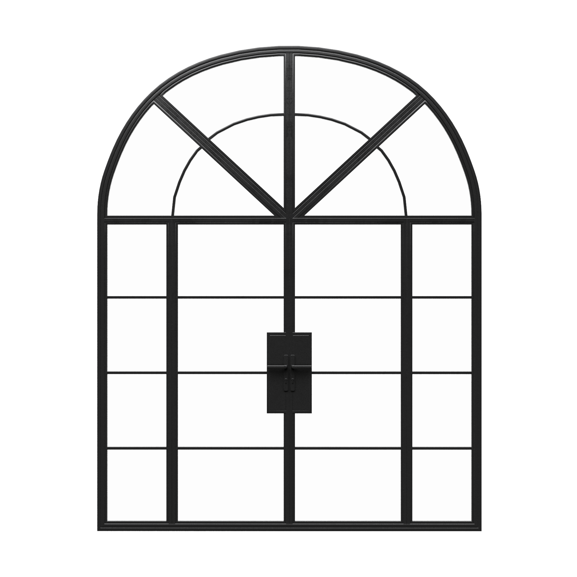 Custom Steel Metal Glass Doors