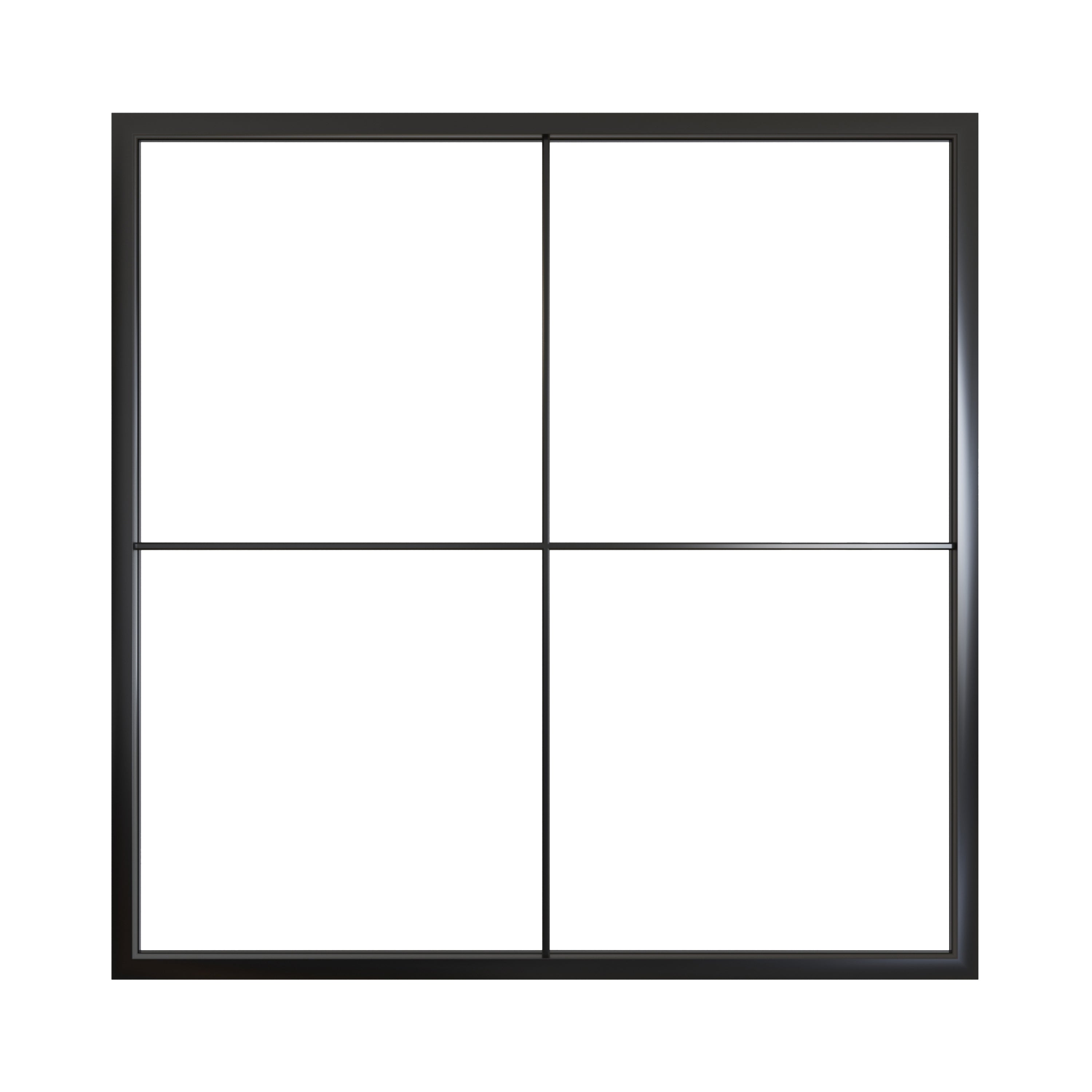 Fixed Square Metal Picture Window - Aluminum