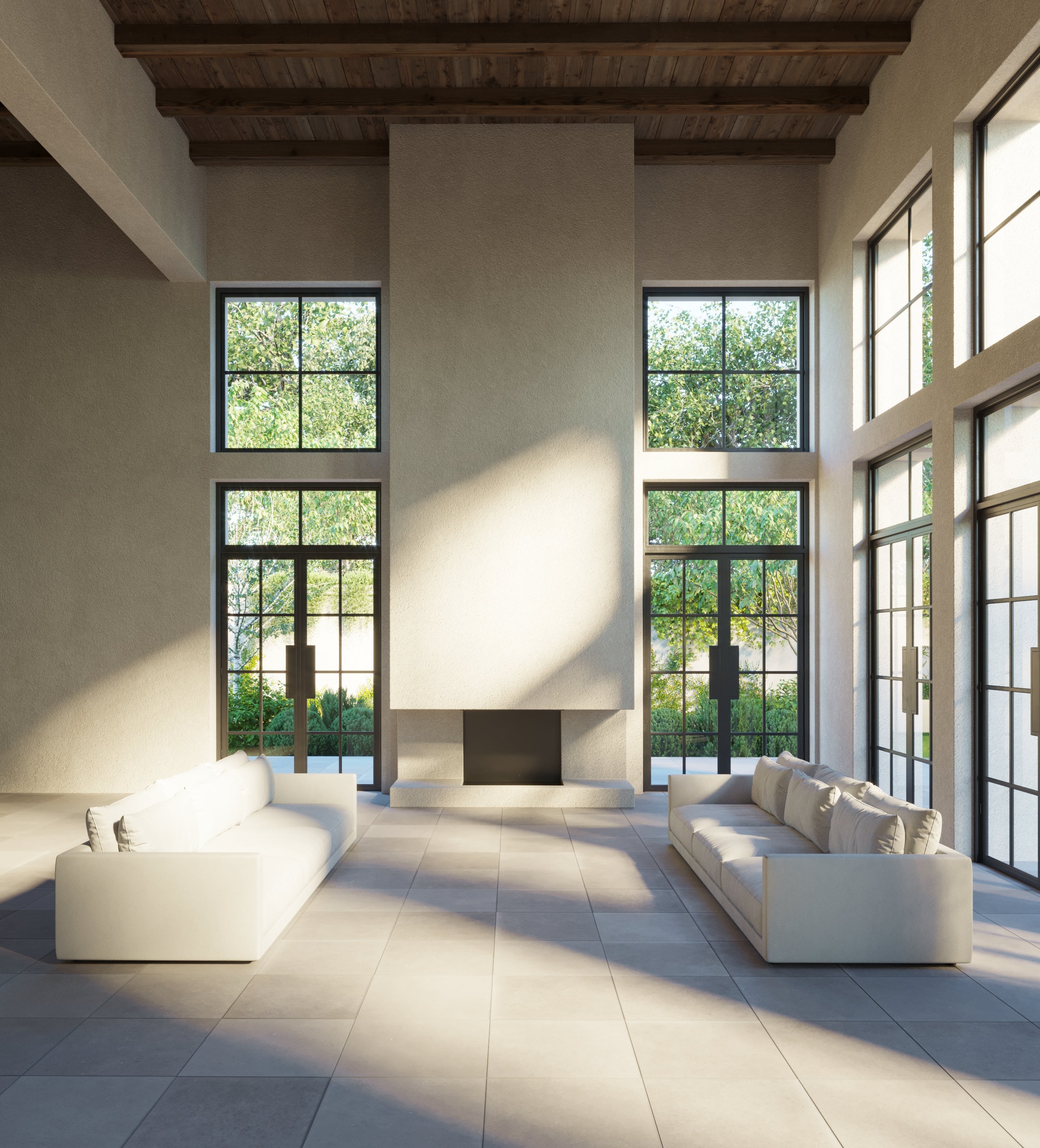 interior steel metal windows and doors