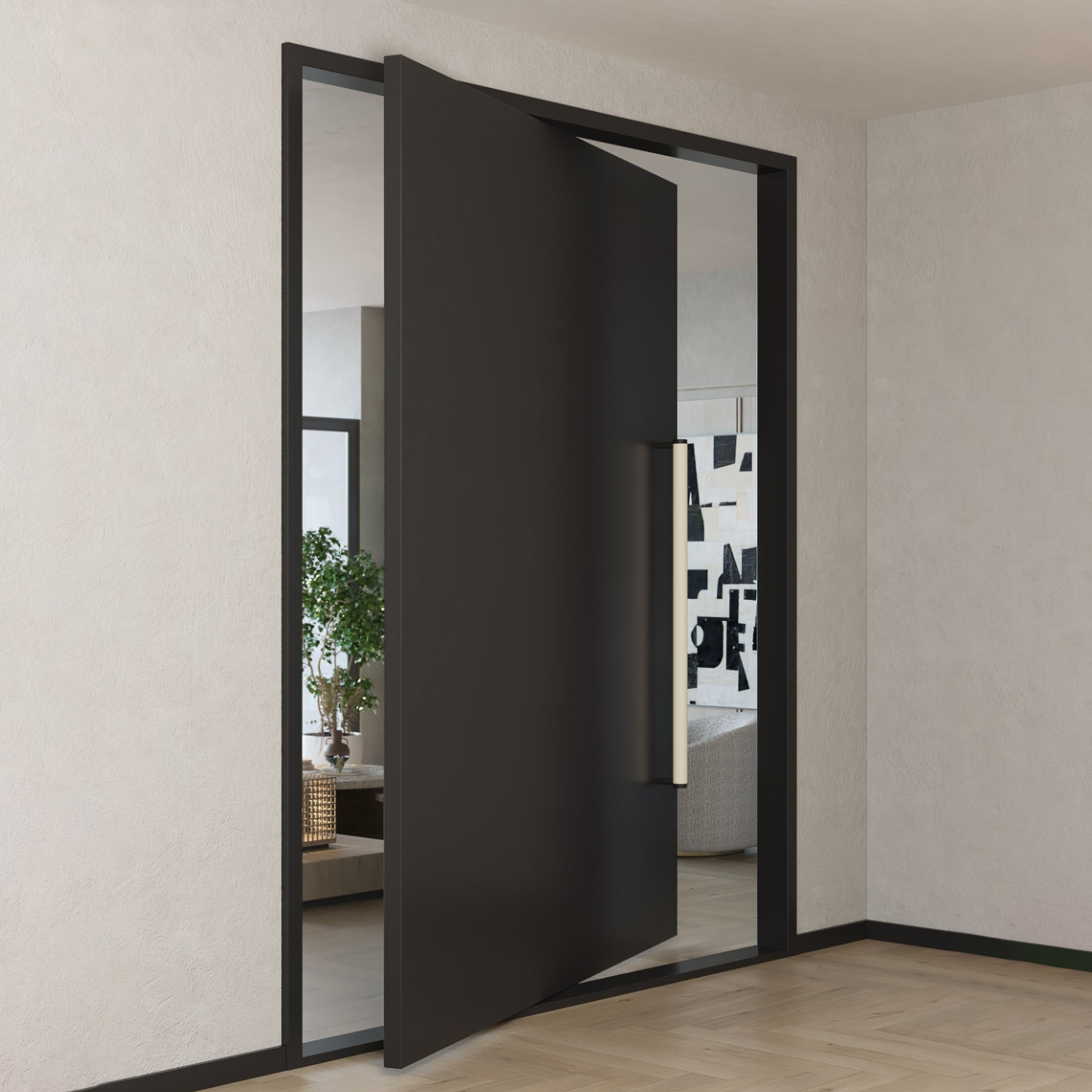 Metal Pivot Door - Fully Customizable