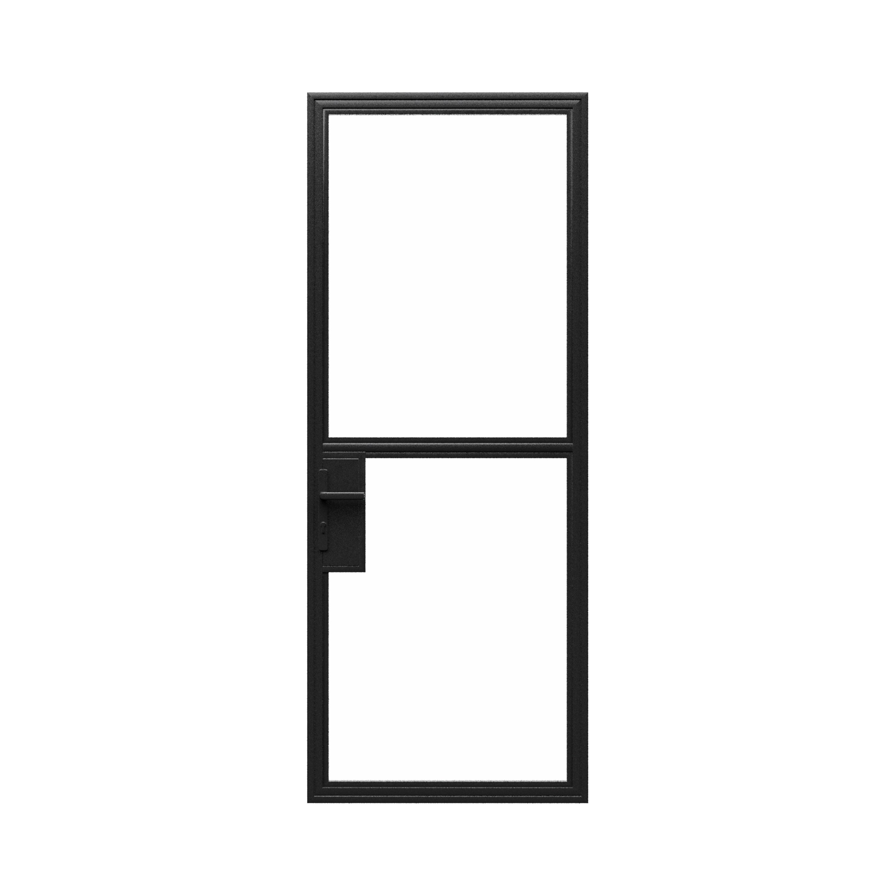 Single Dutch Steel Metal Door - Steel Glass Door