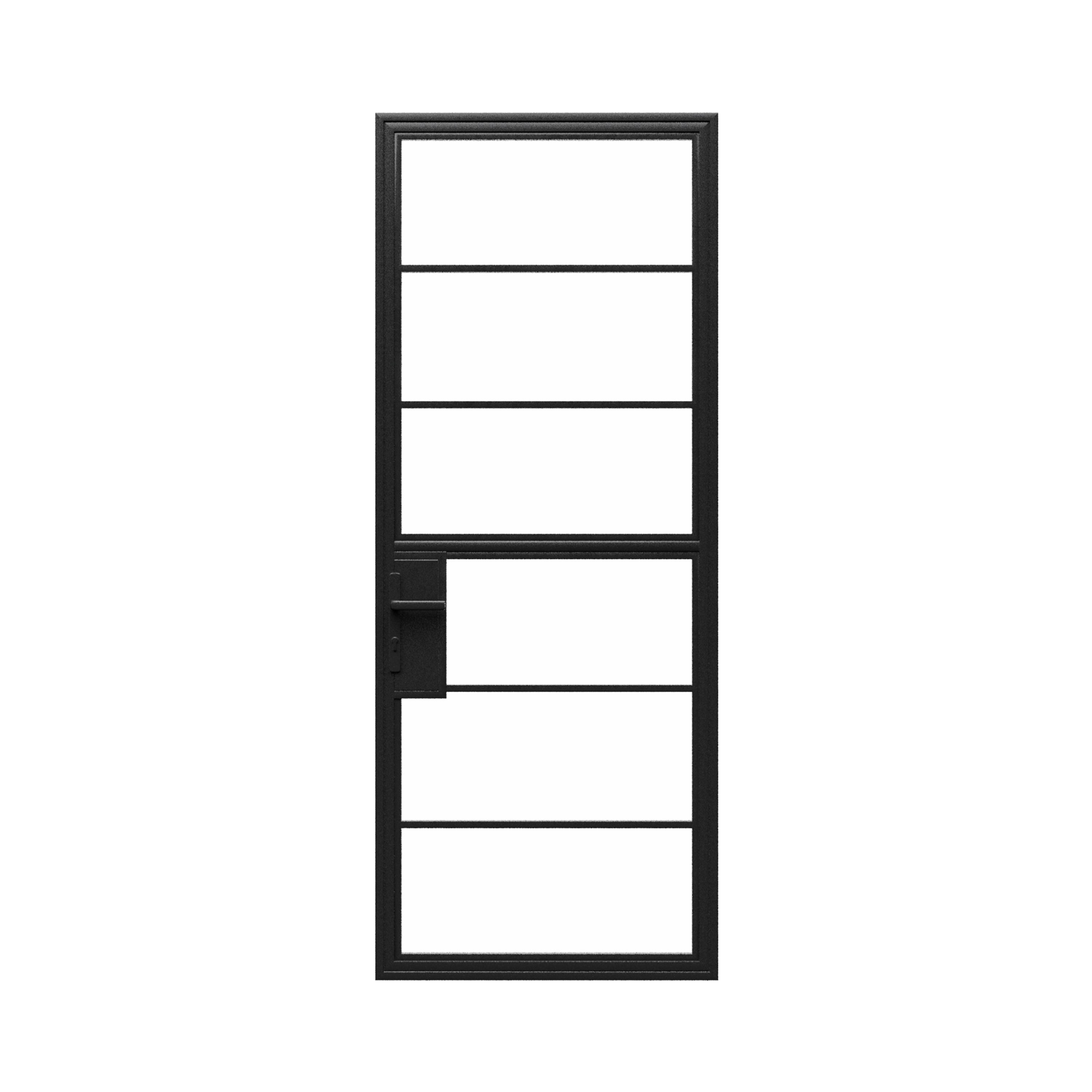 Single Dutch Steel Metal Door - Steel Glass Door